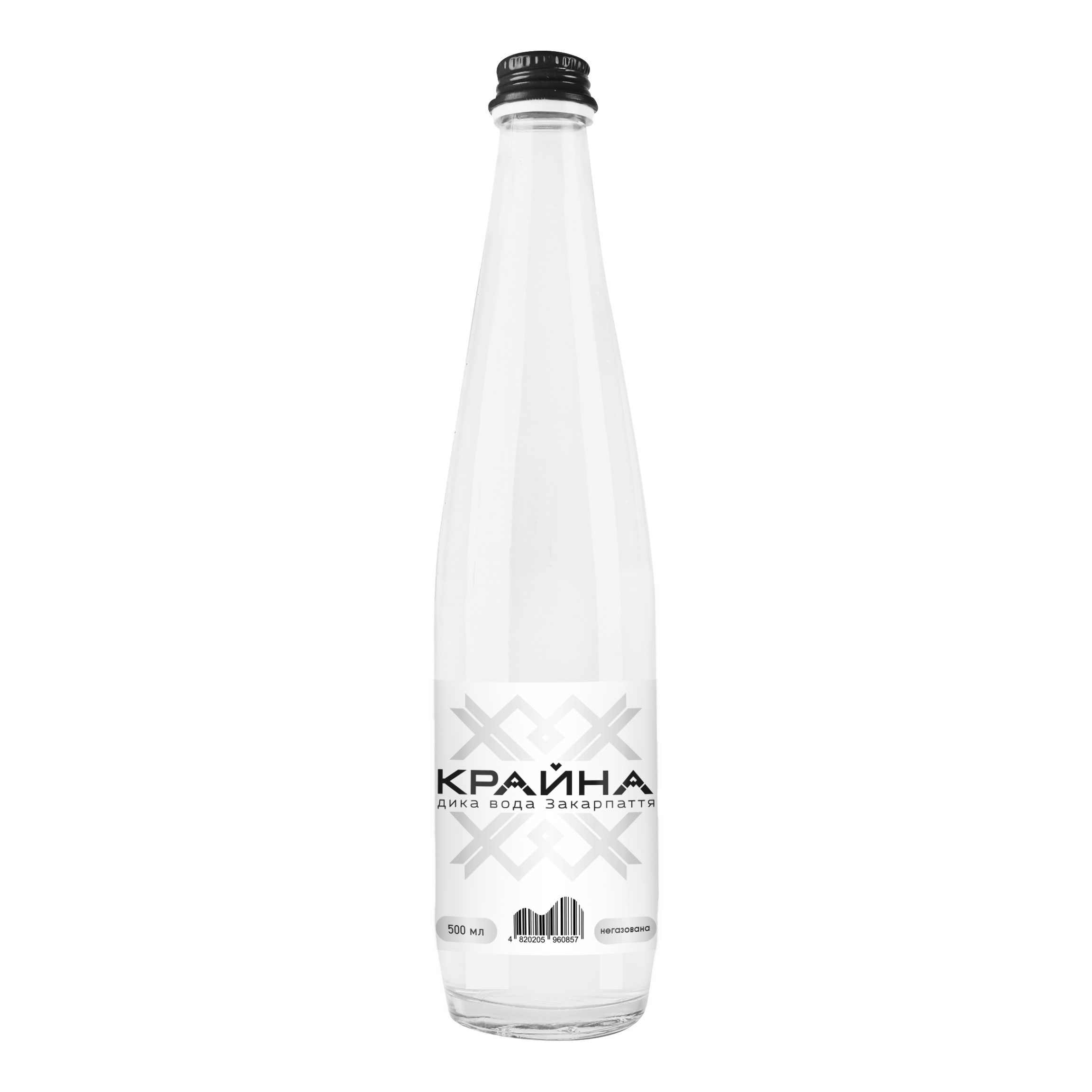 Вода мінеральна КРАЙНА, негазована, 0,5 л, скло